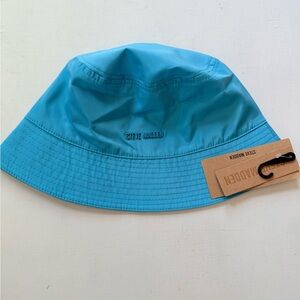NWT STEVE MADDEN Women's Blue Bucket Hat Satin Lined O/S $38